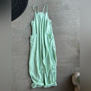 FP movement free people hot shot onesie pistachio green romper
